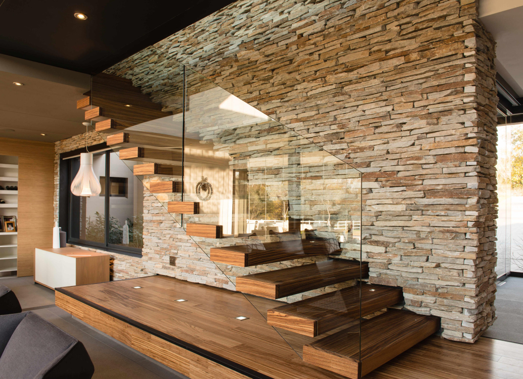 Akrylové unikátní schodiště